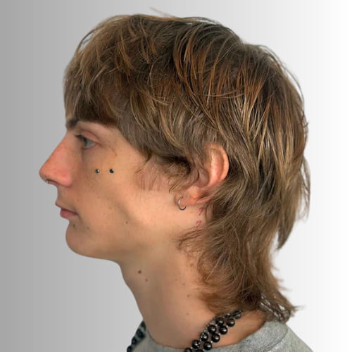 Mod Cut Straight Hair