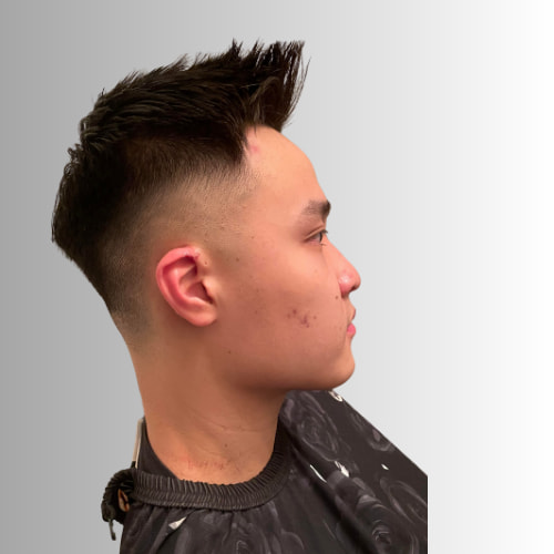 Asian Fade Mastery Hairstyle