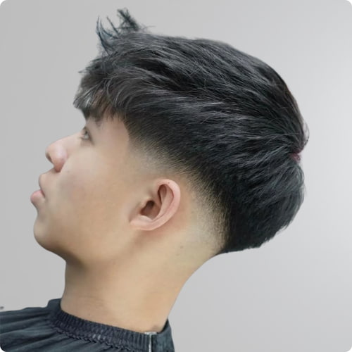 Asian Mid Taper Fade