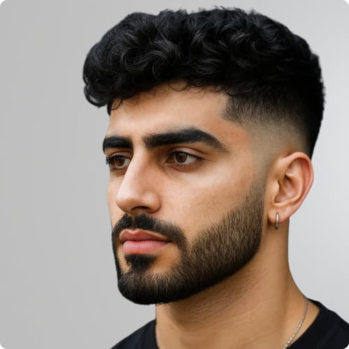 Beard Mid Taper Fade
