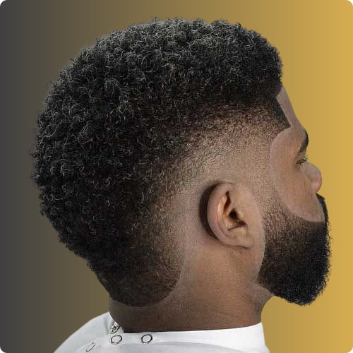Black Men Burst Fade