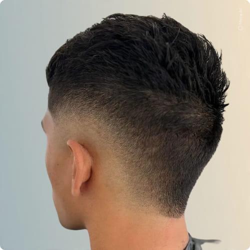 Burst Fade Faux Hawk