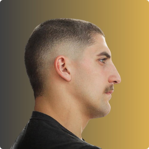 Buzz Cut Burst Fade