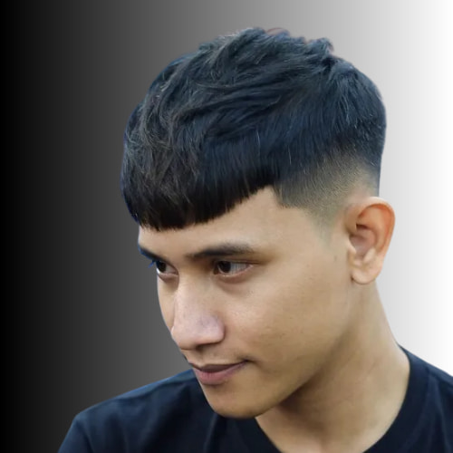 Cropped Edgar Edge Hairstyle