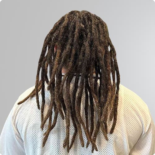 Dreads Mid Taper Fade