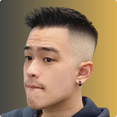 Corte inferior estilo oriental