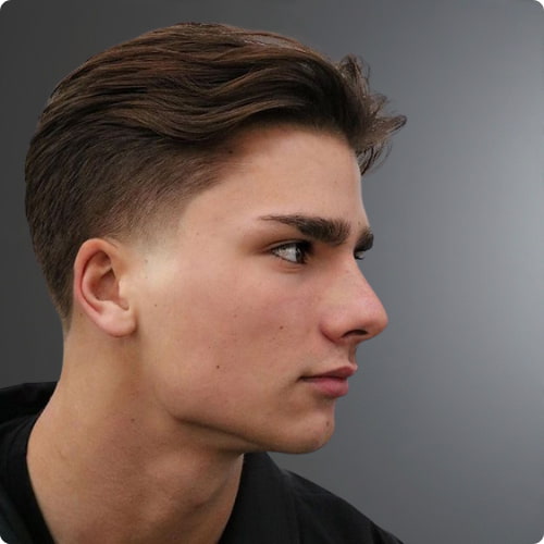 Faded Sides Middle Part 