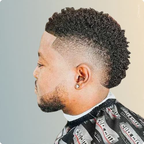 Faux Hawk Black Male