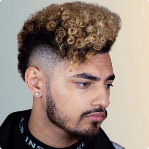 Faux Hawk Curly Hair