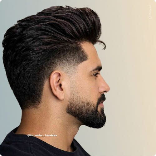Faux Hawk Pompadour
