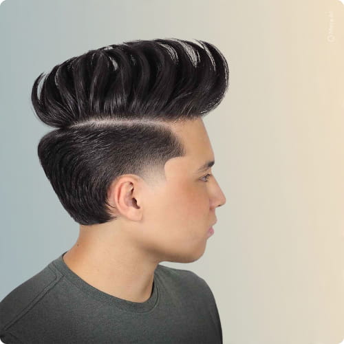 Faux Hawk Straight Hair