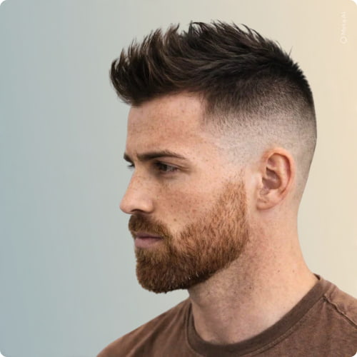 Faux Hawk for Receding Hairline