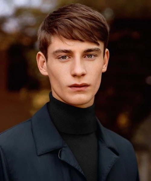 Fluffy Side Swept Fringe
