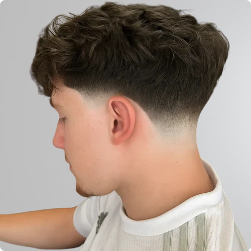 Fringe Mid Taper Fade