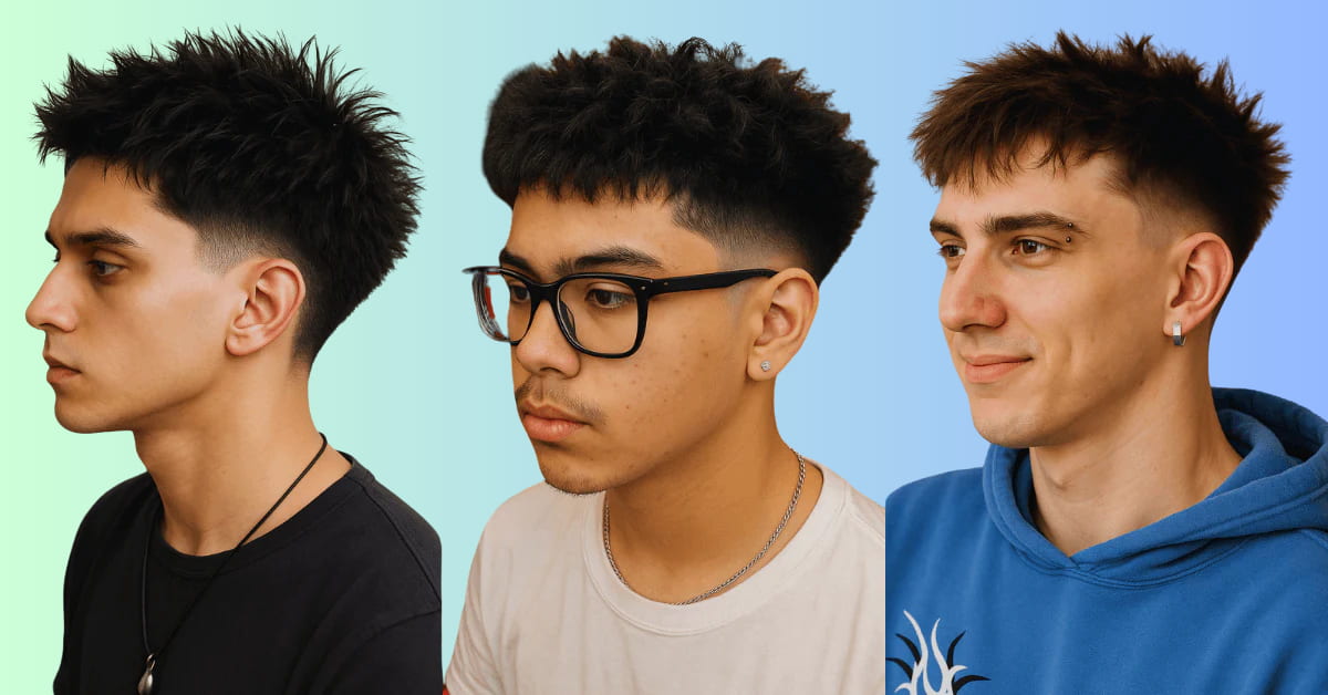 Corte de cabelo com pente à máquina