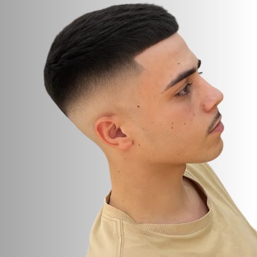 Corte Edgar com degradé alto