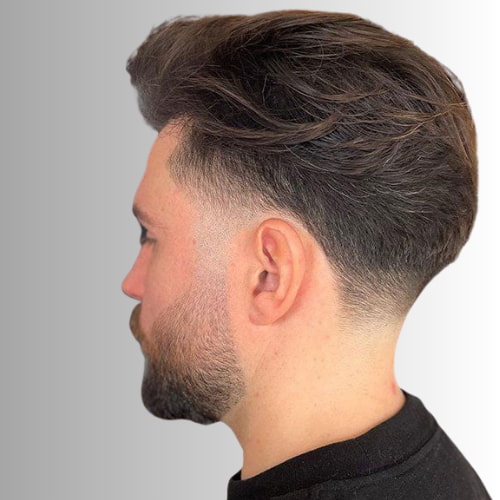 Corte Degradê Alto com Ondas