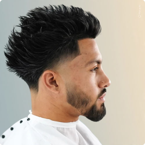 High Top Spiked Faux Hawk