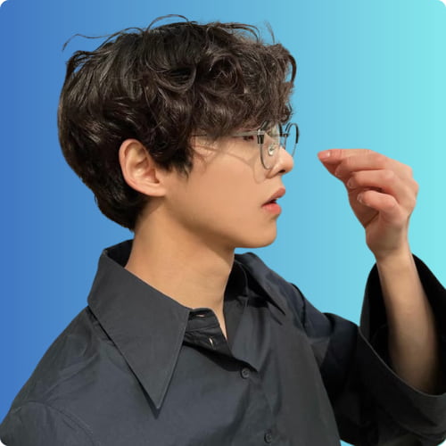 Korean Curly Hair