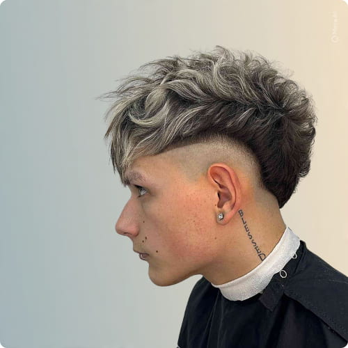 Layered Short Hair Faux Hawk