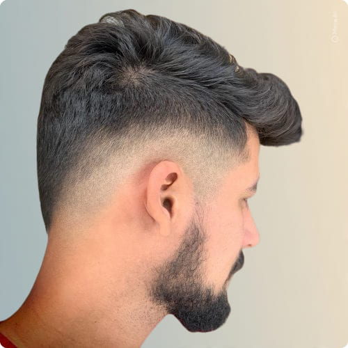 Low Taper Fade Faux Hawk