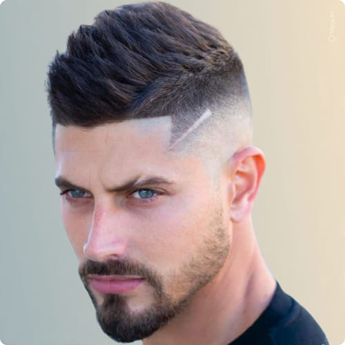 Medium Fade Faux Hawk