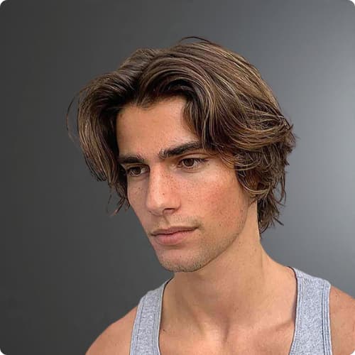 Middle Flow Haircut