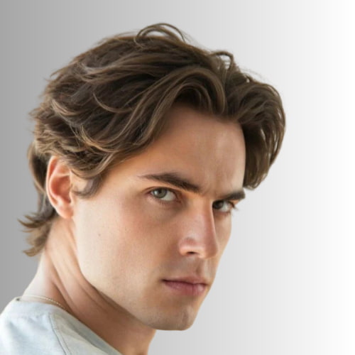 Middle Part Haircut
