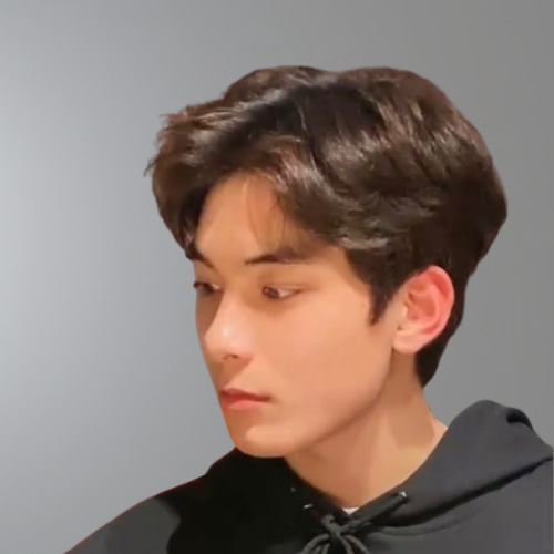 Middle Part Perm 
