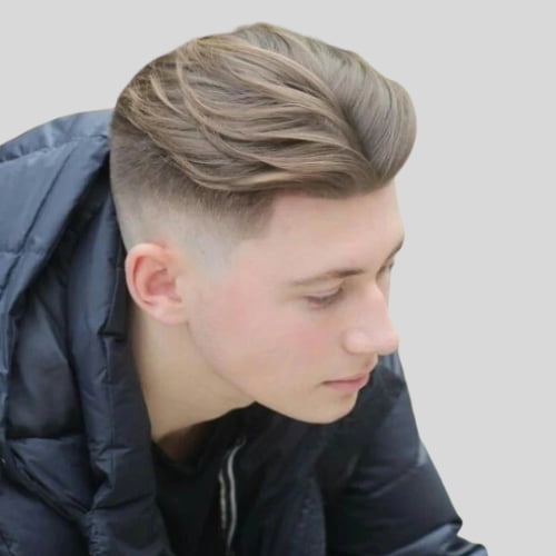 Modern Middle Part with Undercut