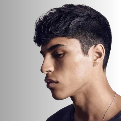 Natural Crop Temple Fade