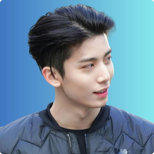 Off-Centered Part Haircut