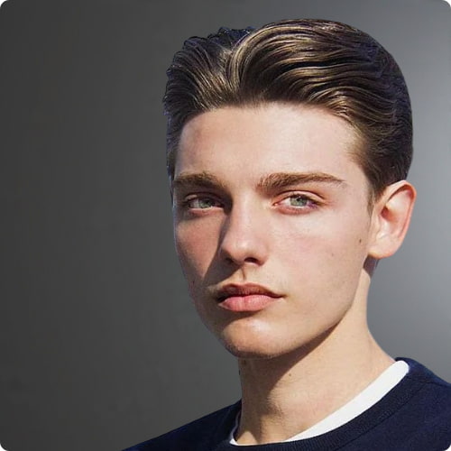 Pompadour Middle Cut