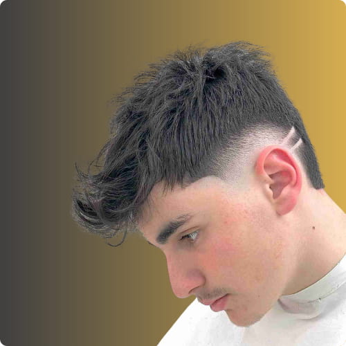 Quiff Burst Fade 