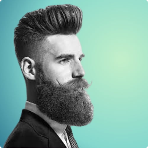 º Topete com Barba