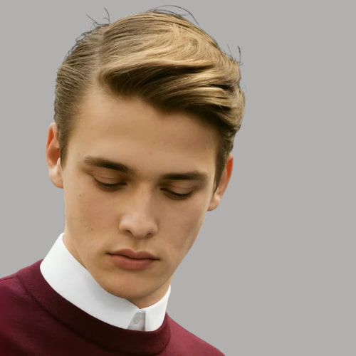 Side Part Flow Haircut