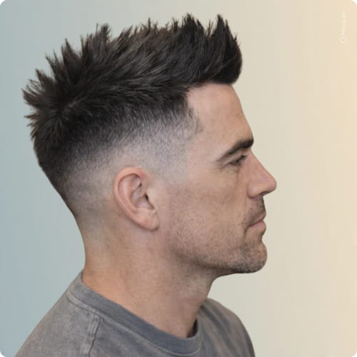 Skin Fade Faux Hawk