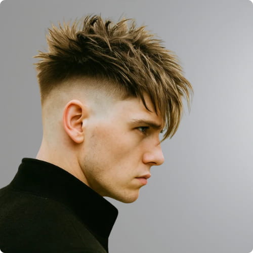 Spiky Layered Fringe
