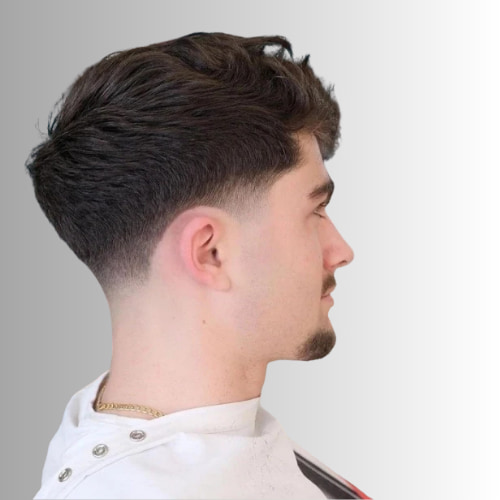 Temp Fade Haircut White Guy