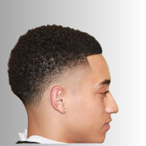 Temple Fade Afro