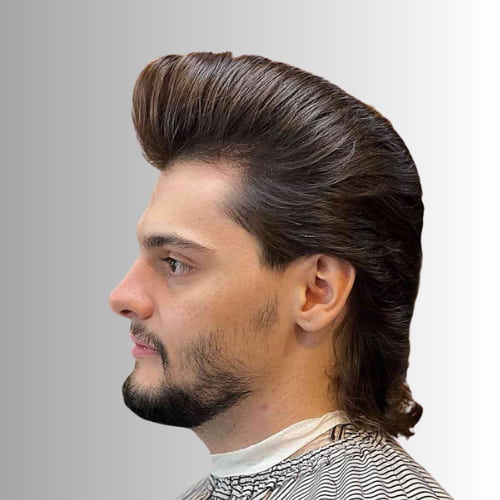 Temple Fade Long Hair