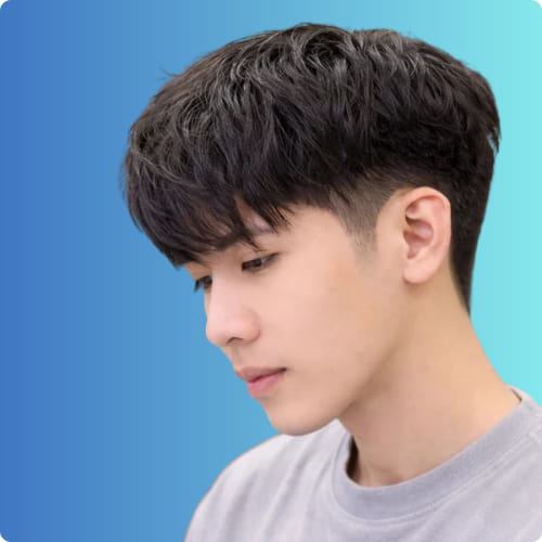 Textured Fringe Hair