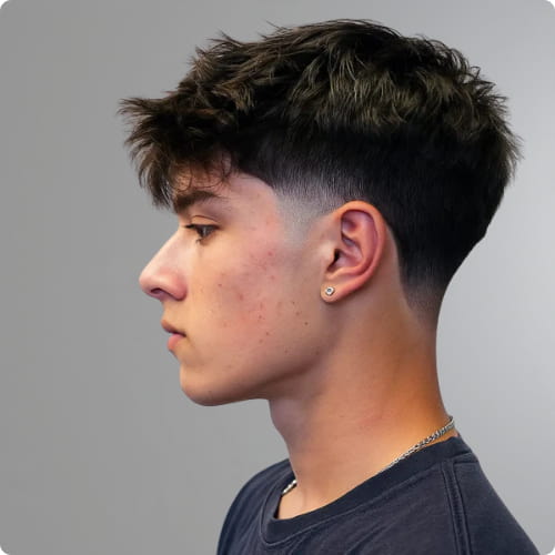 Textured Fringe Low Taper