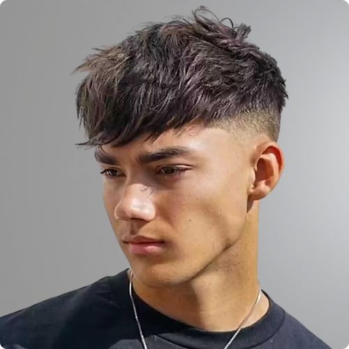 Undercut with Short Textured Fringe