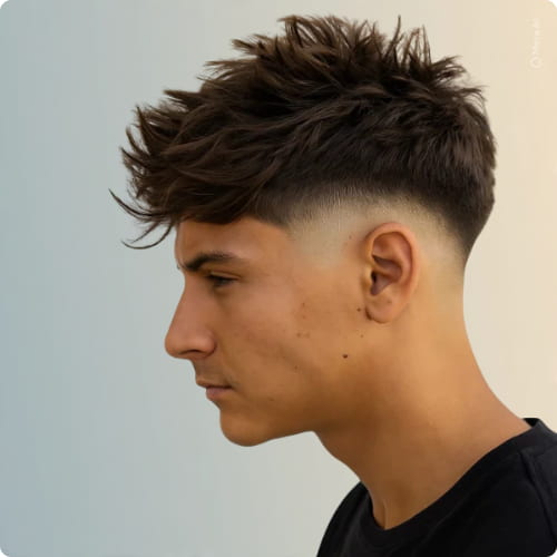 Wavy Faux Hawk