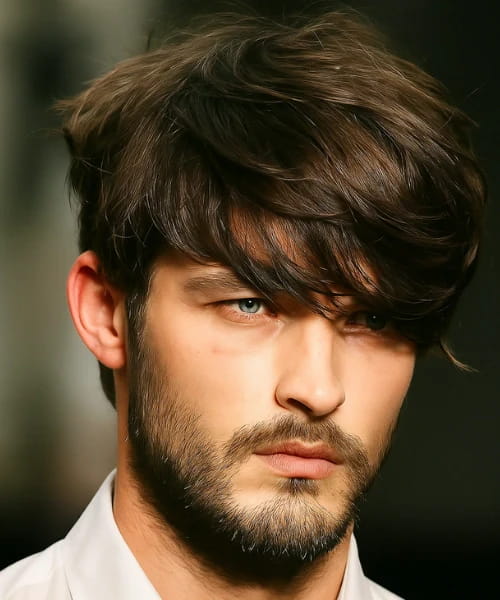 Wavy Swept Fringe