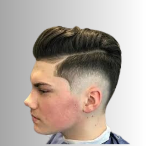 Burst Fade Pompadour Haircut