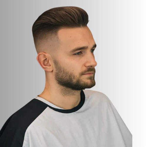 Medium Pompadour Hairstyle