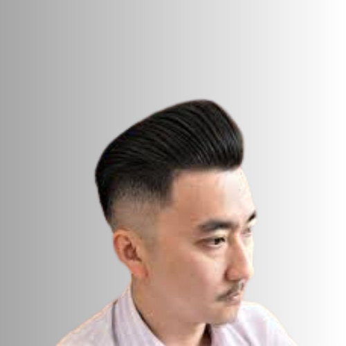 Pompadour Asian Hairstyle
