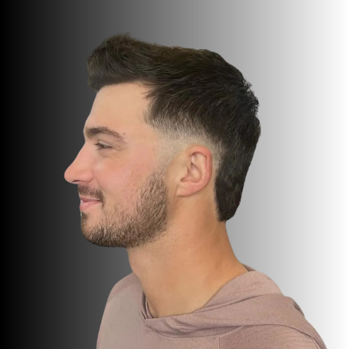 Pompadour Mullet Cut